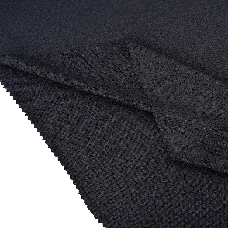 Anti-Tear Knitted Jacquard Fabric Cloth Custom 70.4% Nylon 23.7% Polyester 5.9% Spandex Jersey Polystser Jacquard Fabric