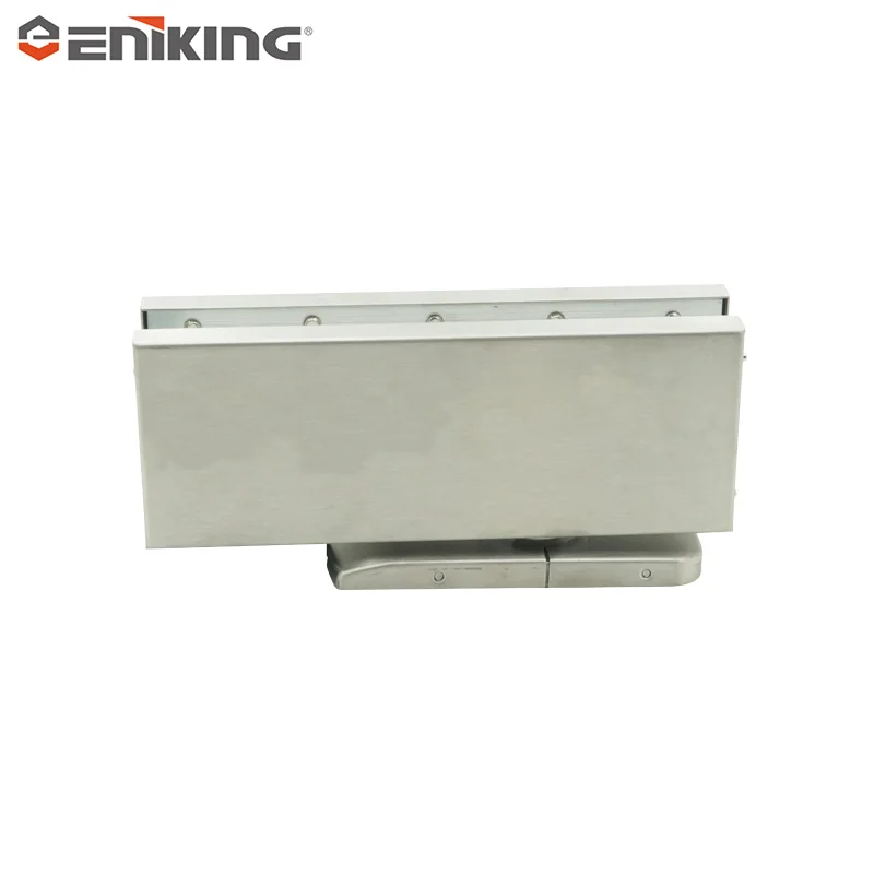 Hydraulic Patch Hinges Surface Mounted No-Digging Floor Spring for Glass Door Pivot