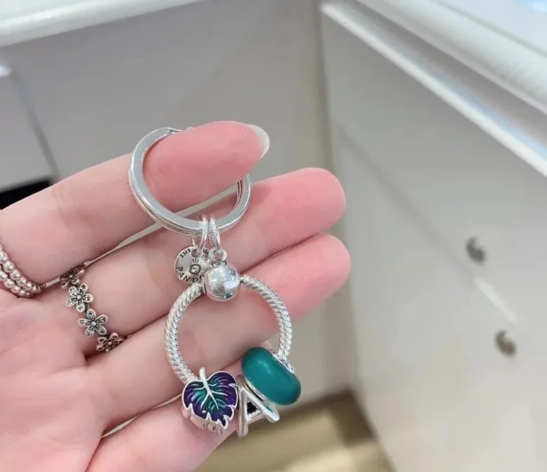 2021 Новый Кулон-клипса с оригинальным логотипом на самом деле 100% Серебро 925 пробы Браслет-Шарм Pandoraer