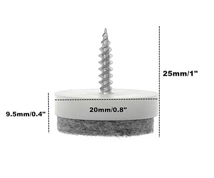 Аксессуары для мебели, винтовые Войлочные подкладки для ножек стула