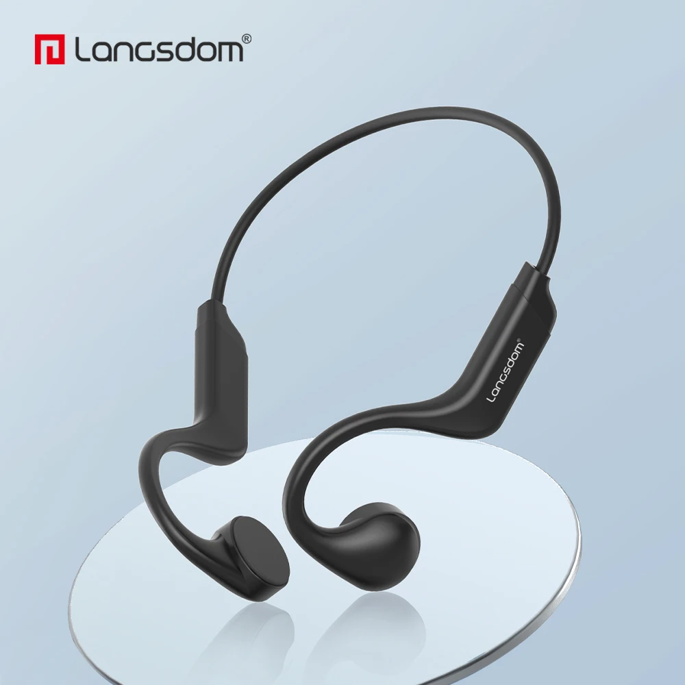 Ergonomics Design Waterproof  Open Ear Workout Stereo Headset Bluetooth 5.3 Wireless Bone Conduction Headphones Sports Earphones