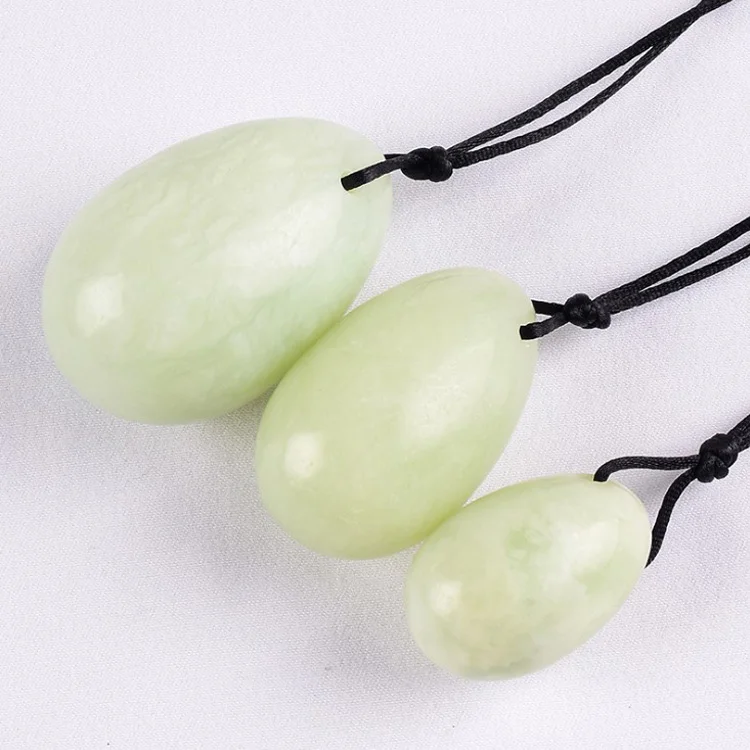 
Wholesale nephrite jade massage crystalrose quartz yoni eggs set with gift box 
