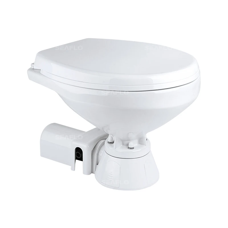 SEAFLO electric boat toilet 12 volt flush pump for rv ceramic bowl boat toilet flush pump marine system for container house