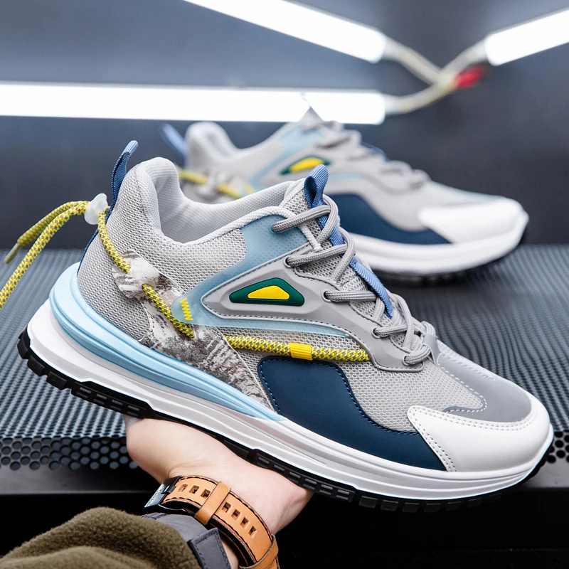 Men Casual Shoes Light Suede Leather fashion Sneakers Male Trainers Tenis Masculino Footwear Breathable Basket Chaussures Hommes