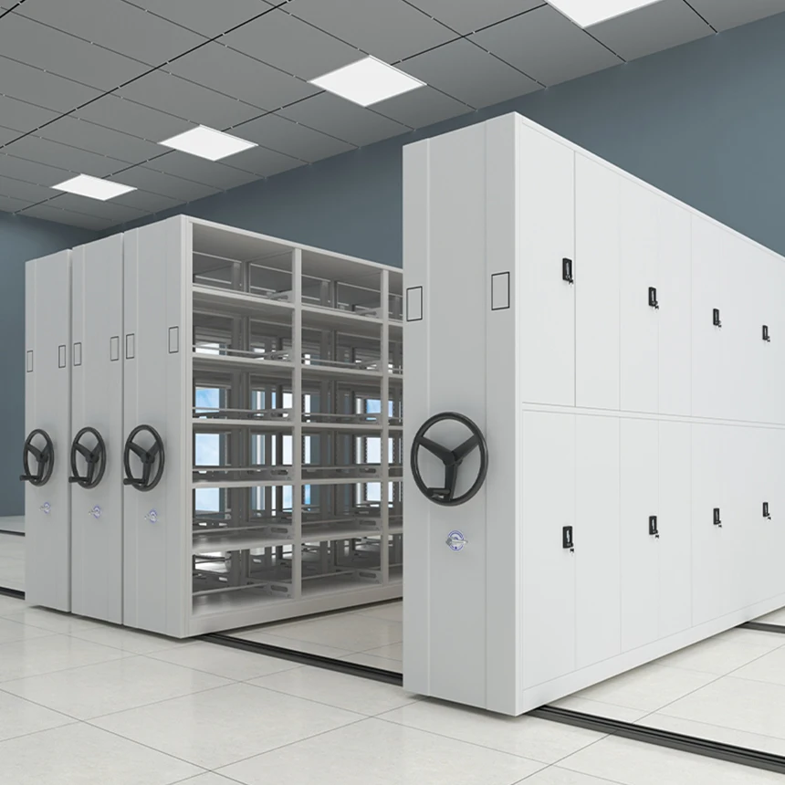File Cabinet Library Furniture Mobile Shelving Archives Compactor System Archive Units Shelf Dense Racks Movable Compact