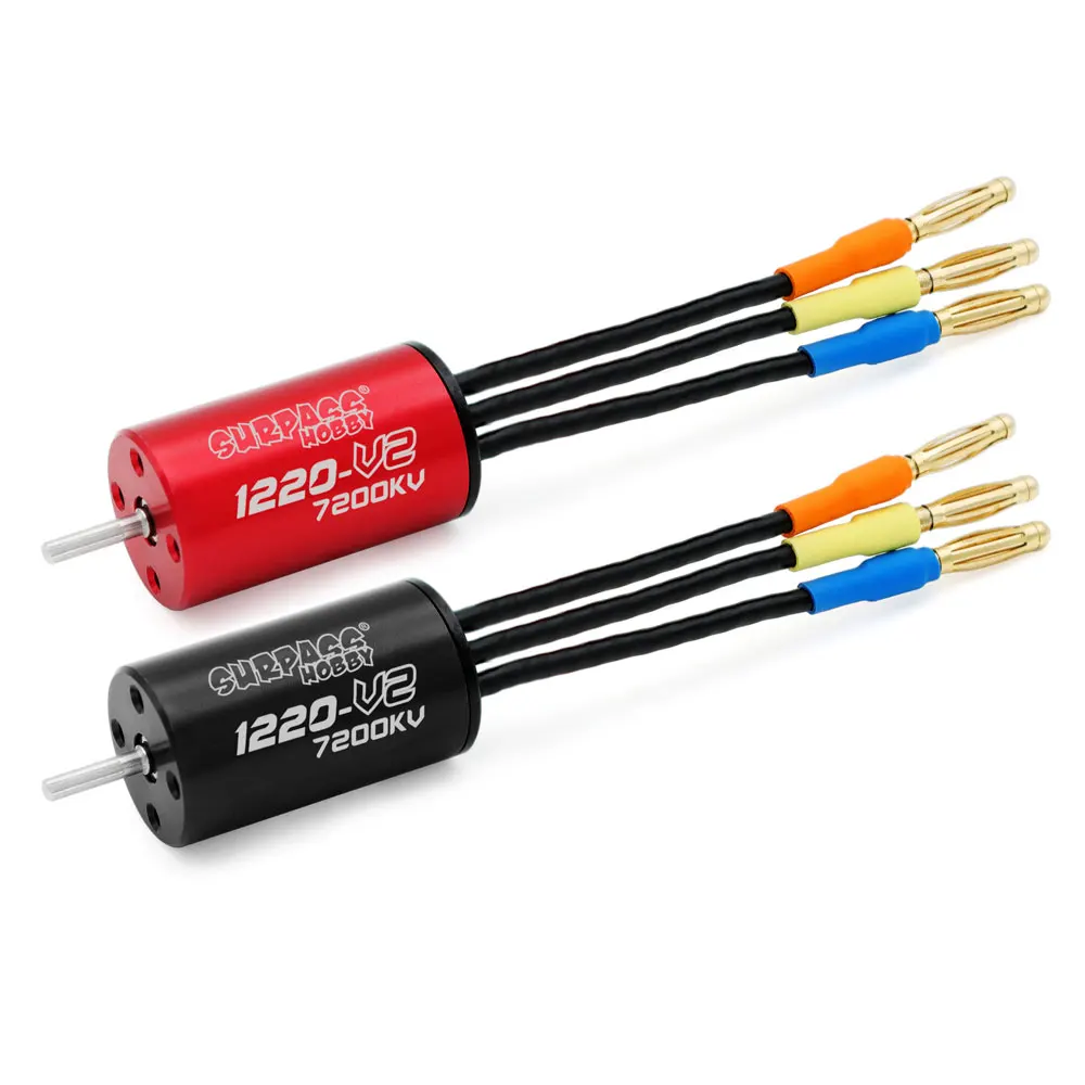 BLDC motor Surpass Hobby ROCKET-RC V2 1220 mini brushless motor for 1/24 1/28 1/32 Mini on-road RC Drive RC Cars