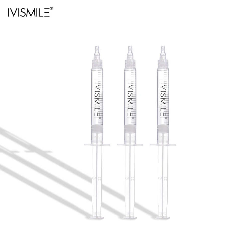 IVISMILE Wholesale Effective 35% Carbamide Peroxide Teeth Whitening Syringes Gel Private Label