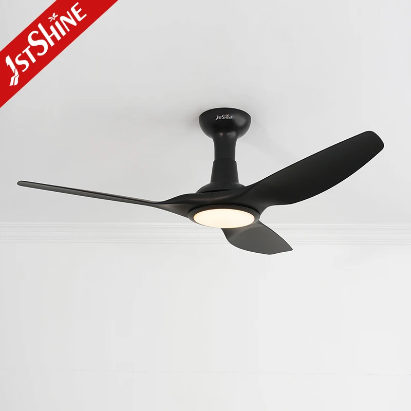 1stshine ceiling fan with light energy saving dc motor black modern 52 inches ceiling fan
