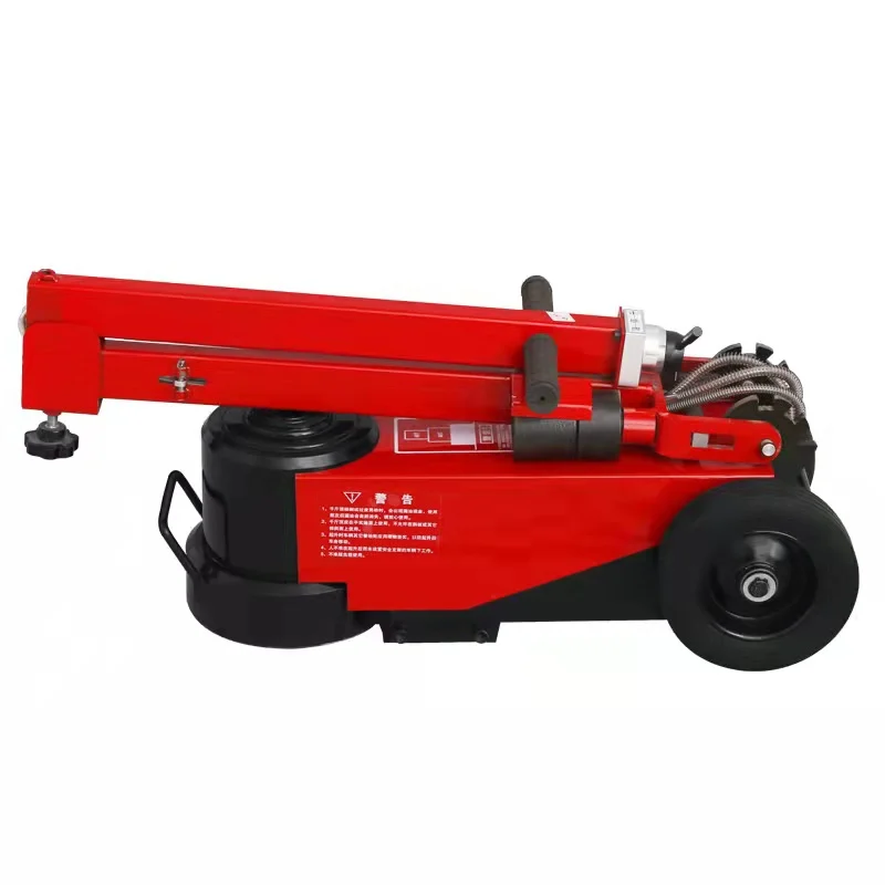 China Manufacturer 80 Ton Chromed Air Truck Lifting Pneumatic Truck Jack For Peru Market