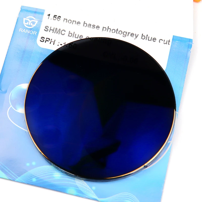 1.56 UV420 Blue Cut Lens Prevencia Super Hydrophobic None Background Color  X6 Coating Photochromic Lens