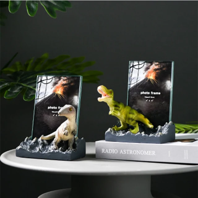Jurassic Park Series Cartoon Decoration Resin Dinosaur Photo Frame Home Decoration