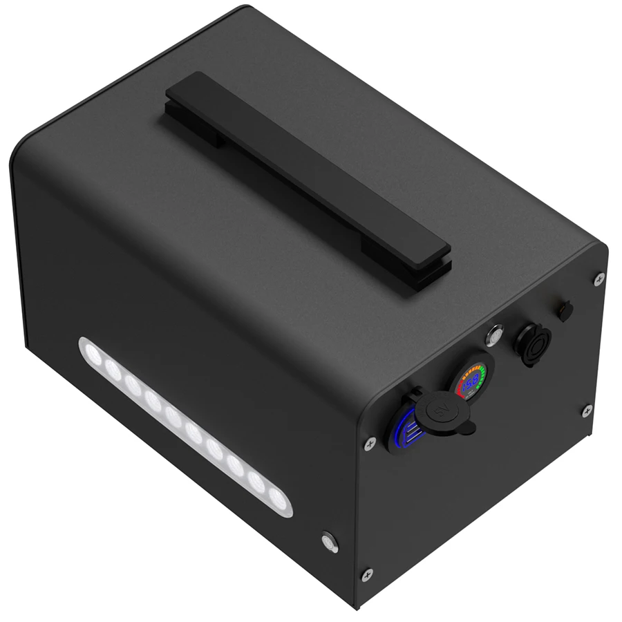 High Capacity 16500mAh 12V/24V Dual Model Portable Power Station Emergency Jump Start Starter Battery Car Truck Boats Outdoor