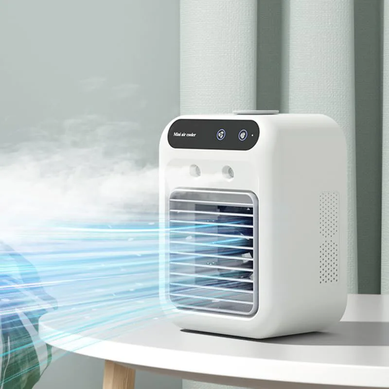 Portable Air Conditioner Mini Air Cooler Fan 500ml Water Spray Humidifier For Home Air Conditioning Mist Fan