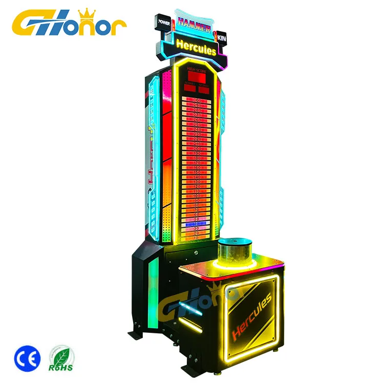 Indoor playground Hot selling Boxing machine The king of hammer Coin operated game machine Suitable for Game Center