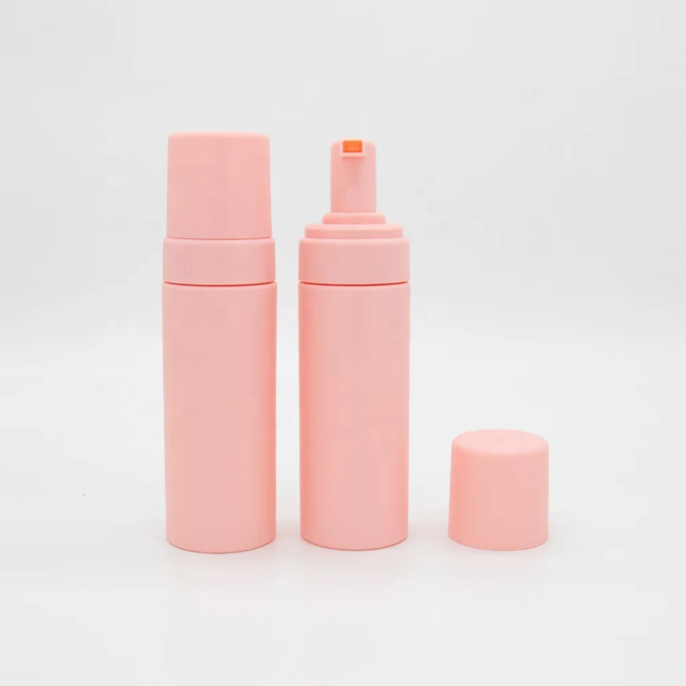 Empty Skincare Facial Cleanser Bottles Packaging 150Ml Matte Cosmetic Plastic Foam Soap Dispenser Foam Pump Bottle  Luxury