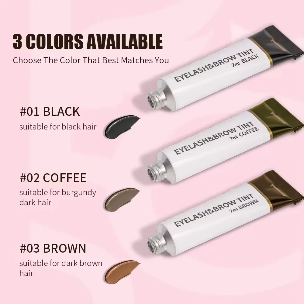 Wholesale Cream and Gel Eyebrow Tint for Brow and Lash Dye Vendors Application