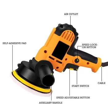 220v/110v Car Polishing Machine 125MM 700W Electric cleaning equipment parts Chinese Hand tools and Cordless Power tools set