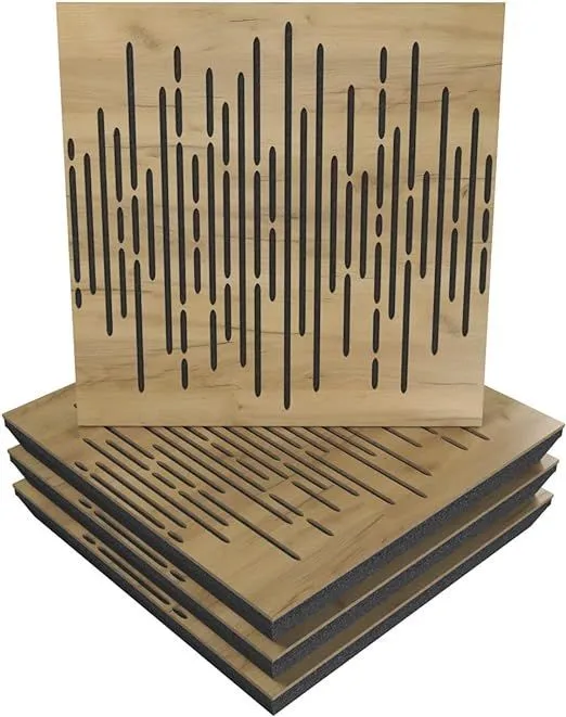 High Frequency Sound Wave Absorbing Good Price Easy Installation Light Weight Wooden Acoustic Diffuser