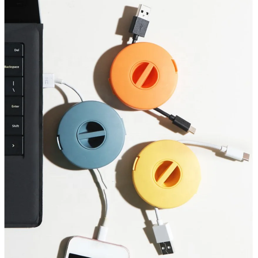 Wire trimmer Travel Portable Charging data cable Storage organizer Coiling thread fixing device Wire holder