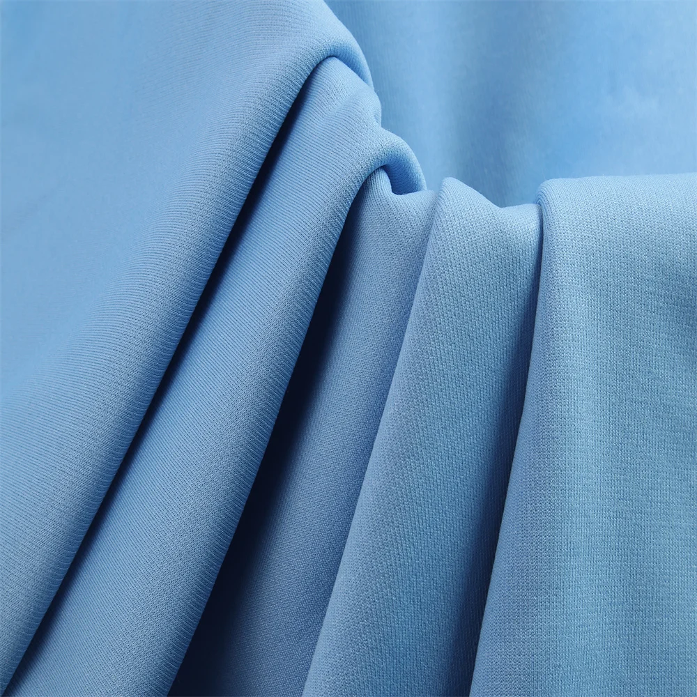 ZM014 Factory Direct Fleece Fabric 100 Polyester Knitted Polyamide Sweat Shirt Fabric Textile Winter Soft Polar Fabric