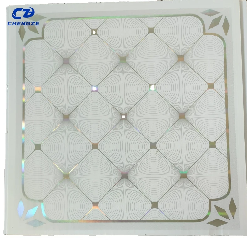 Price of Modern Designs PVC Carton Rectangle Price of Modern Designs PVC Paneling Stretch False Ceiling in Nigeria PVC Resin CZE
