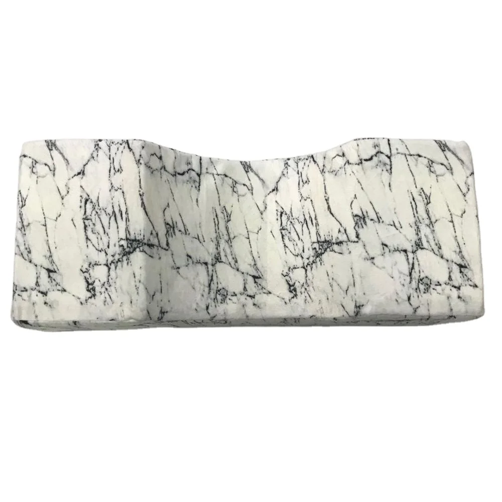 Подушка для наращивания ресниц из пены с эффектом памяти индивидуальным логотипом U-подушка бархата и искусственной кожи