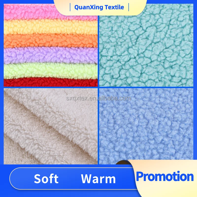 sherpa fabric warm effect   polyester sherpa fleece fabric from  China manufactures in Keqiao Shaoxing