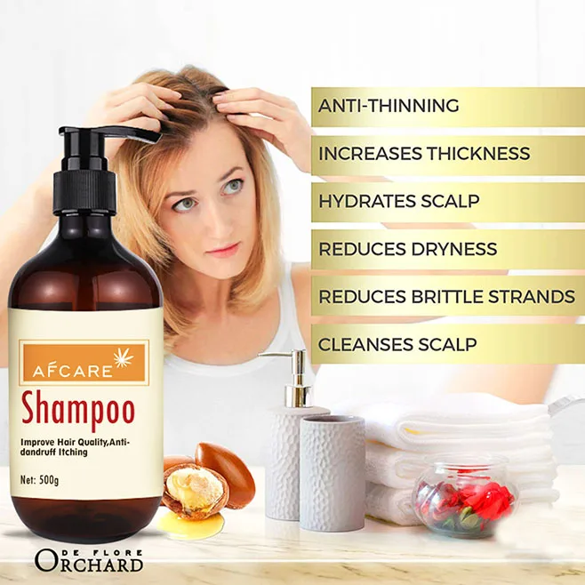 Hair Care Shampoo For Hydrating And Moisturizing Hot Selling Argan Oil Hair Growth Shampoo