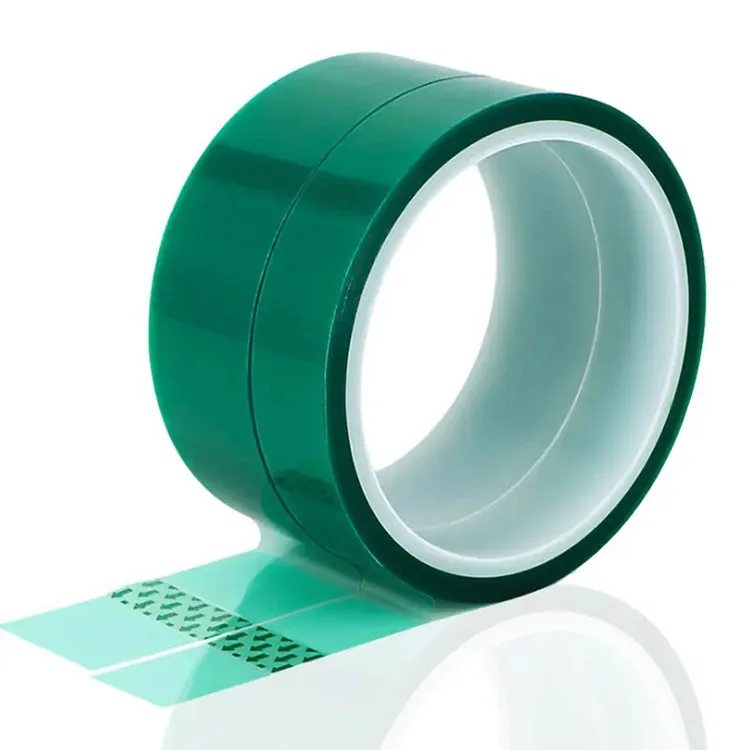 33M/Roll Green PET Film Tape High Temperature Heat Resistant PCB Solder SMT Plating Shield Insulation Protection
