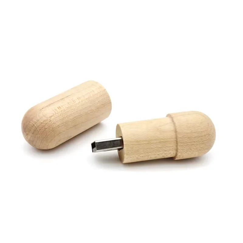2024 Hot Sales Wooden USB Flash drives B Laser Engraved 4GB 8GB New Innovation USB Stick Custom usb memory Logo1GB 2G