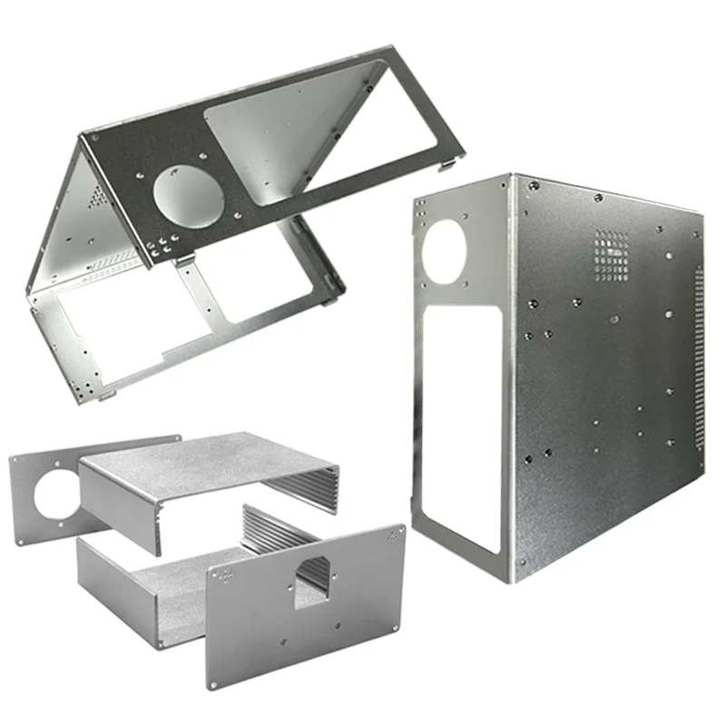 Custom box enclosure precision metal aluminum stainless steel sheet metal stamped products parts