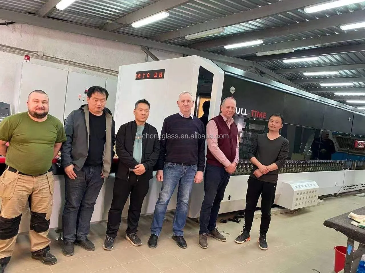 Fuchong FC-LXPG Continuous flat glass tempering furnace for tempering glass