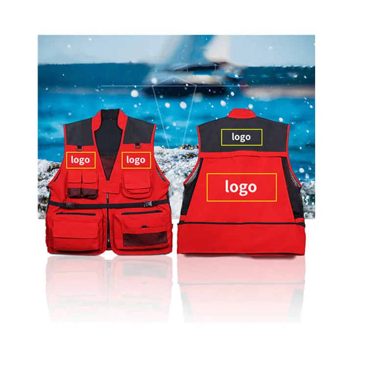 
 Повседневный мужской сетчатый дышащий легкий жилет с несколькими карманами для фотосъемки в стиле сафари и рыбалки  