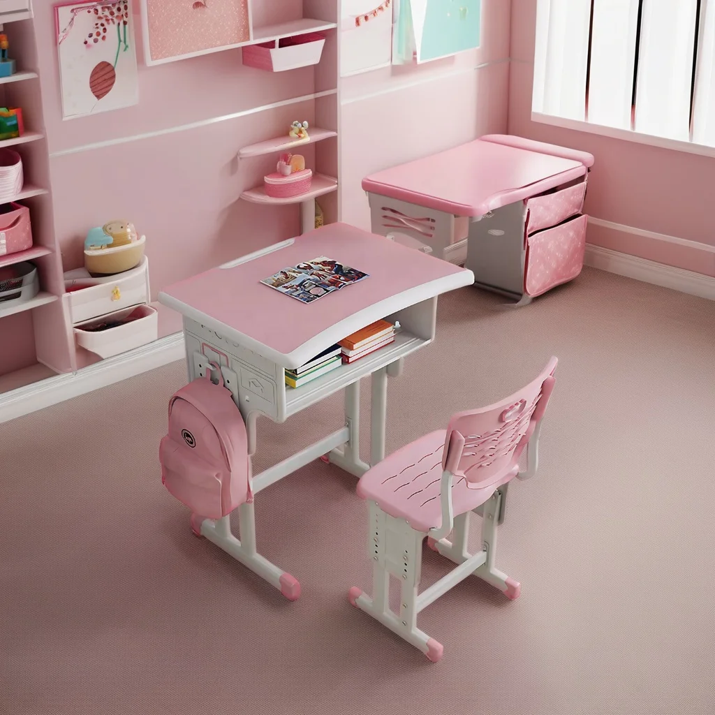 Fancy Foldable Convertible Study Table School Sets with Shop Selling for Reading and Writing