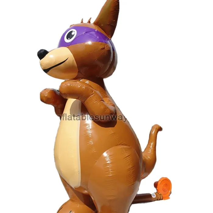 Factory giant inflatable advertising animal model inflatable kangaroo balloon for promotion