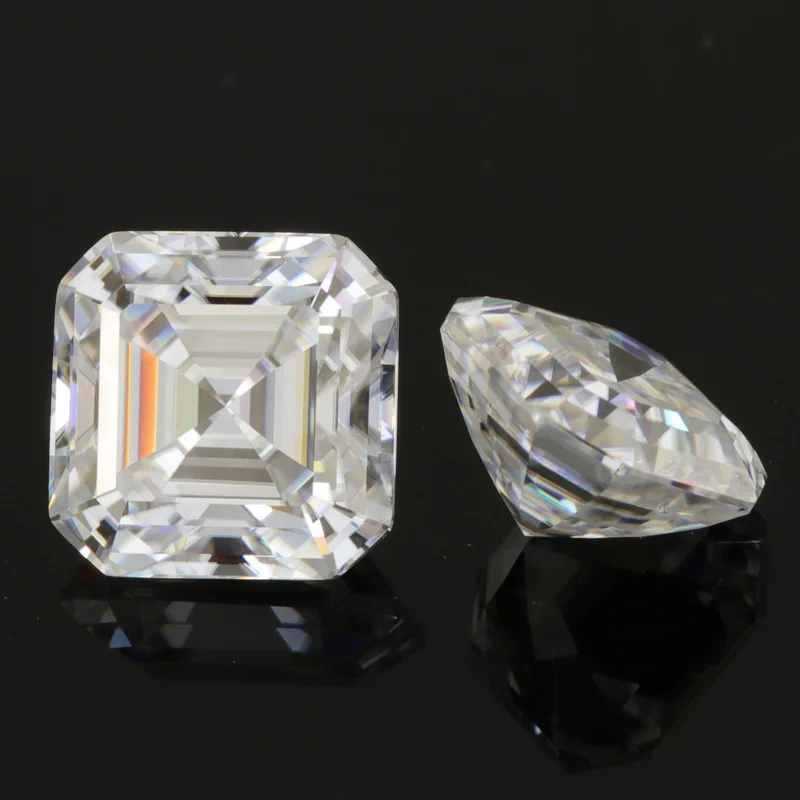  Прованс драгоценные камни белый бесцветный Asscher moissanite алмаз