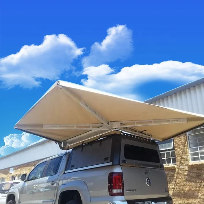Hot sale retractable foxwing awning 270 car 4wd side shelter sheet for camping