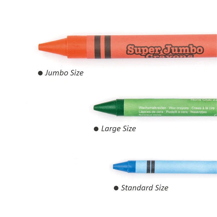 24 Multi Color Wax Premium Small Crayon for School Children In color box
