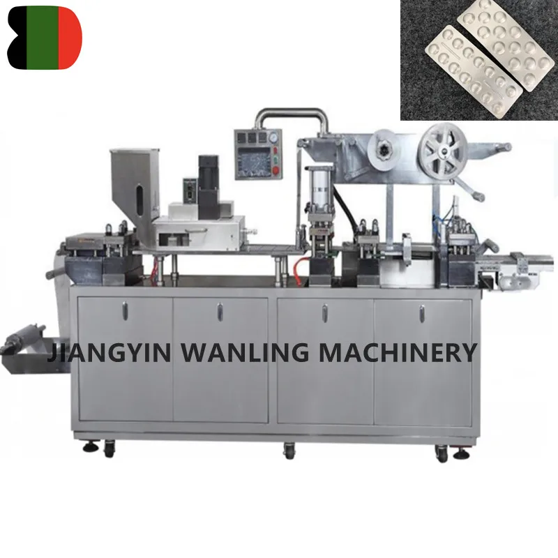DDP HJF automatic honey softgel capsule medicine tablet capsule blister packing package packaging machine price