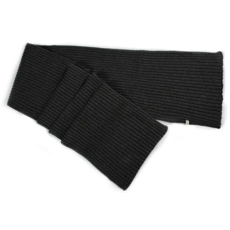 
Custom Your Logo Ribbed Luxury Men Women Scarf Cashmere 