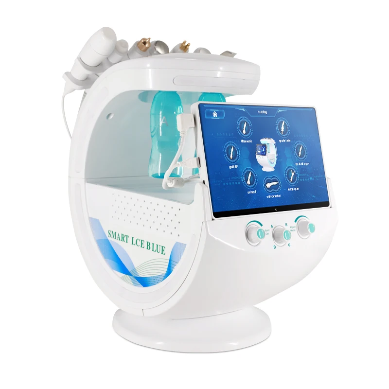 2022 New Arrivals Smart Ice Blue 7 In 1 Hydra Dermabrasion  Machine Aqua Peel Skin Care System Beauty Device