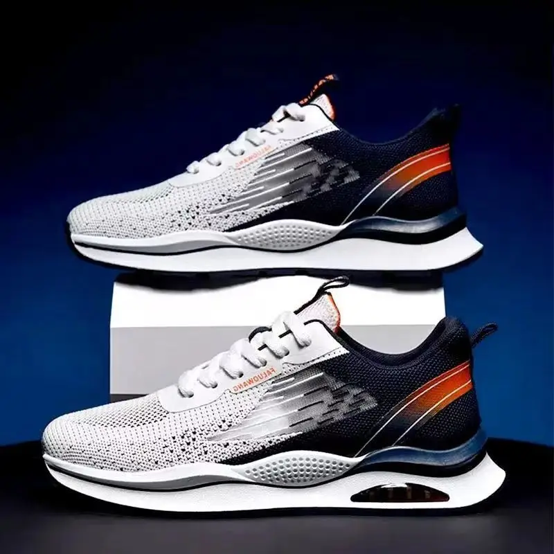 man men knitting mesh net summer walking sport shoes cheap fashion hotsale wholesale china henan cheapest shoes stock  wxyt