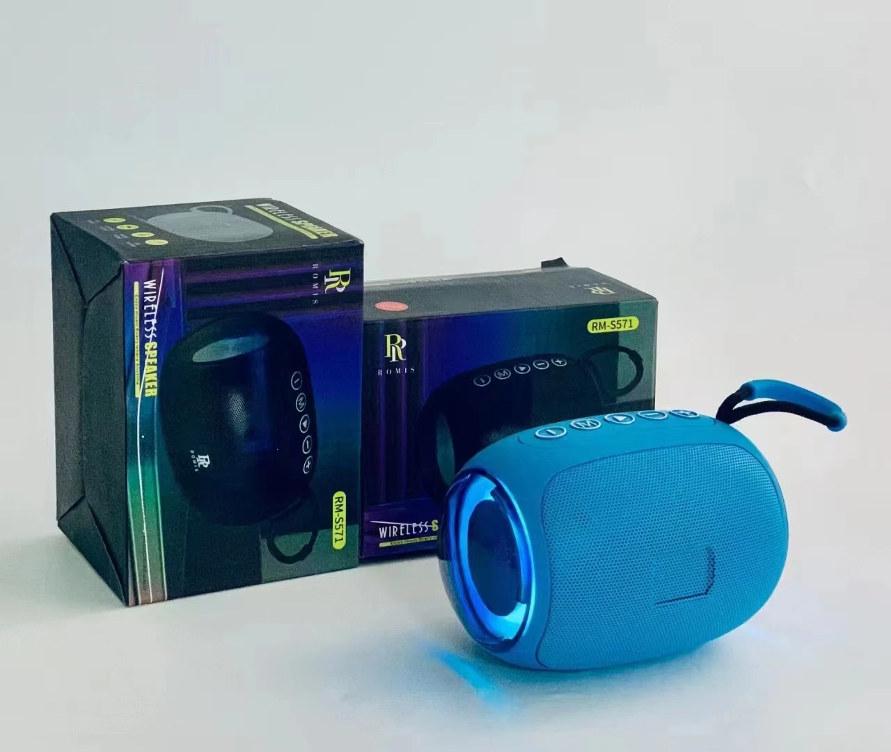 Top Quality Waterproof Outdoor LED light Speaker Portable Subwoofer Mini Party Support Music Wireless Speaker