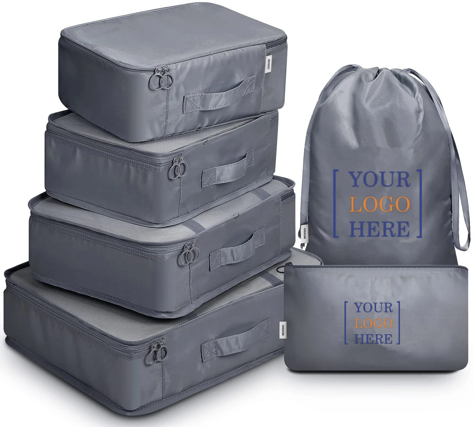 Wholesale Stock Available Durable Travel Luggage Organizer Set Convenient Compression Storage Bag Pack of 6 pcs Packing Cube