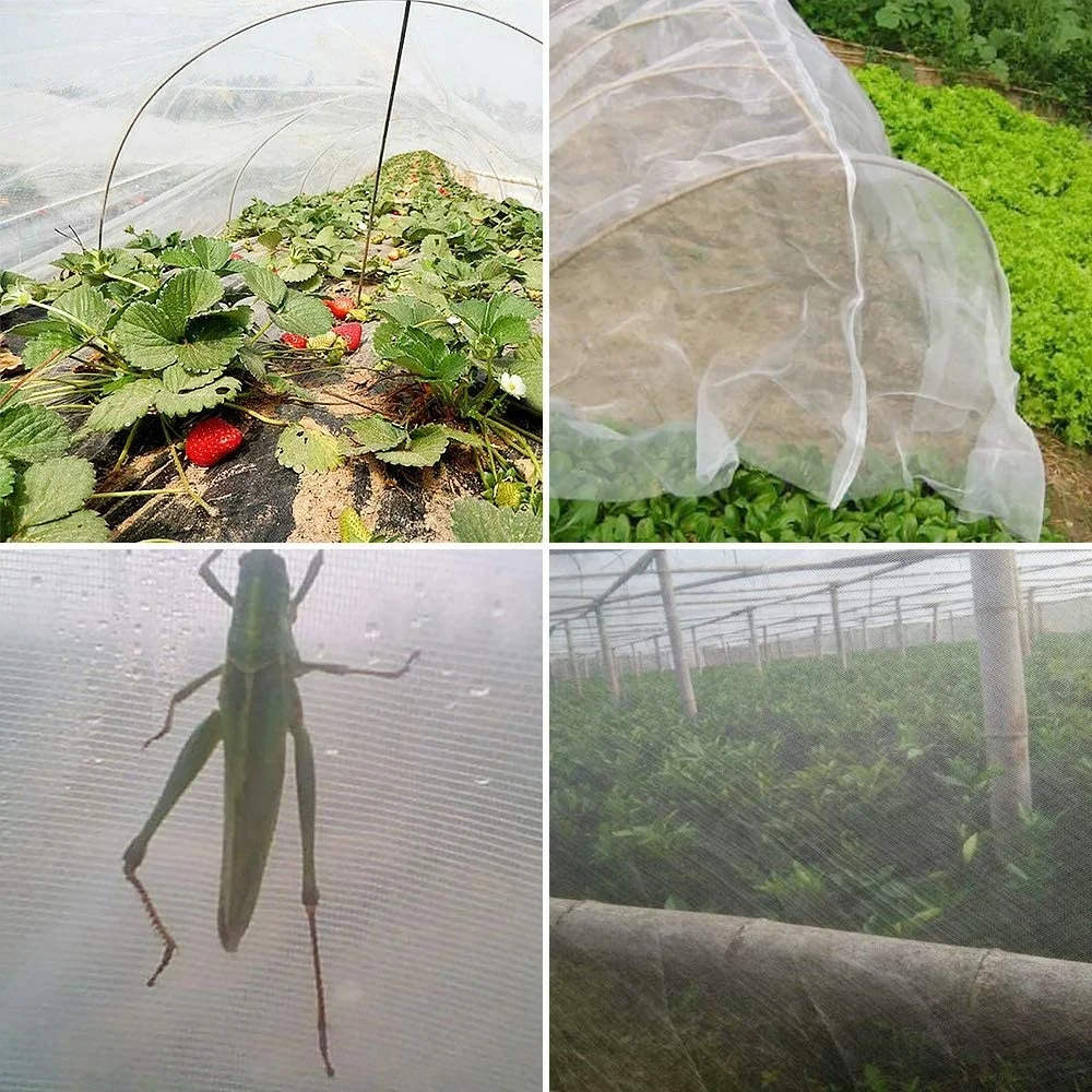 100% New HDPE Anti UV Farm Greenhouse Insect Cover Net Agriculture Protection Nylon Insect Proof Net 40 50 60 Mesh