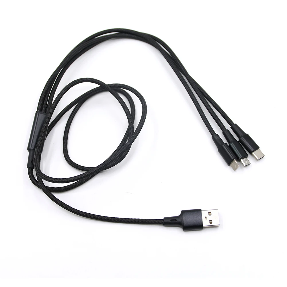  Лидер продаж Плетеный Usb-кабель 120 см из нейлоновой ткани для зарядки смартфонов iPhone/Android Micro USB/Type