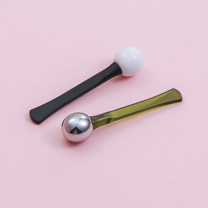 Zinc Alloy Metal Eye Massage Wand Stick Roller Eye Cream Spoon Massage Sticks Eye Cream Applicator