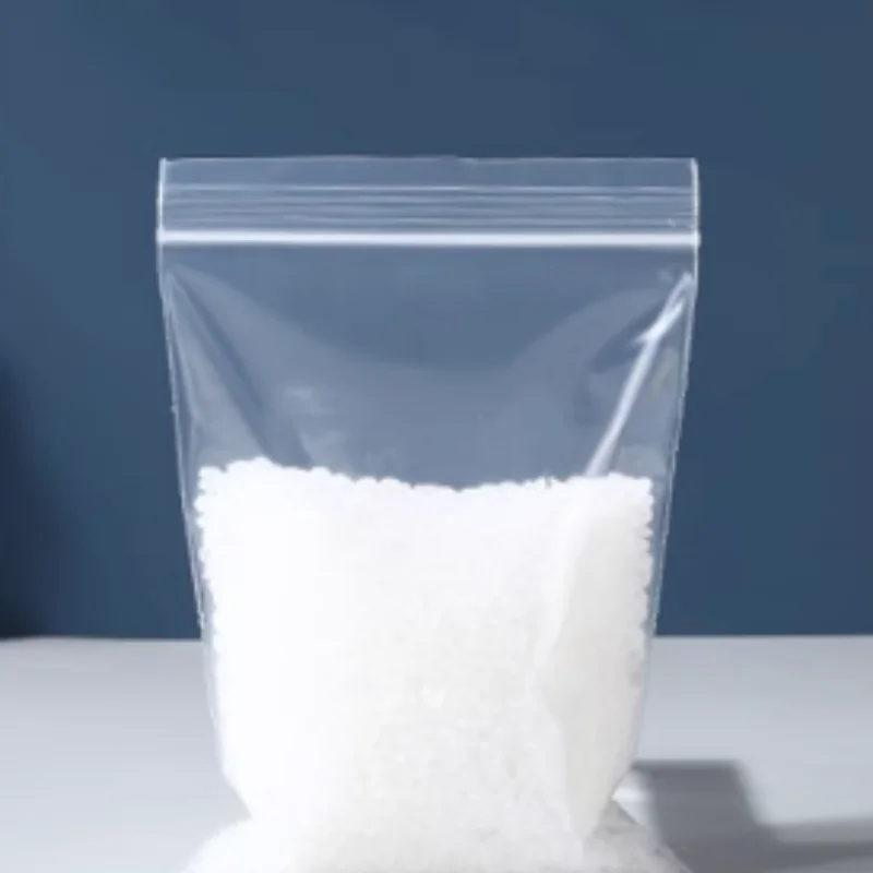 Panic buying transparent self seal plastic pack zip lock pouches zipper bags for food packing