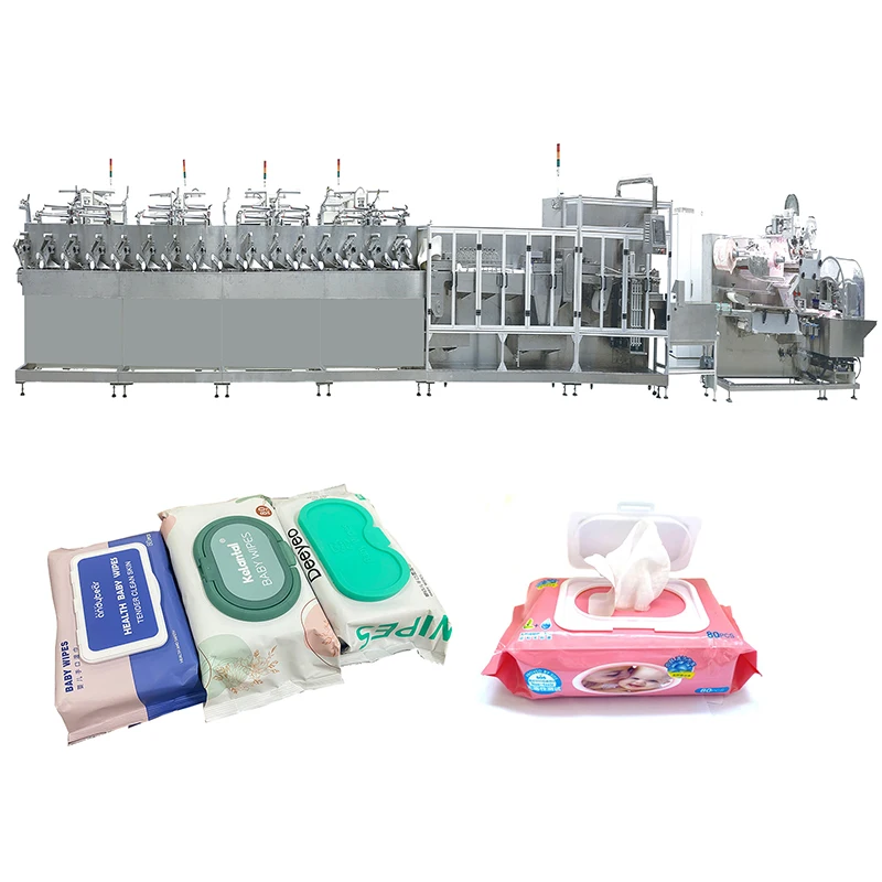 Hot sale top quality production line  baby wipes making machine automatic for wipes factory