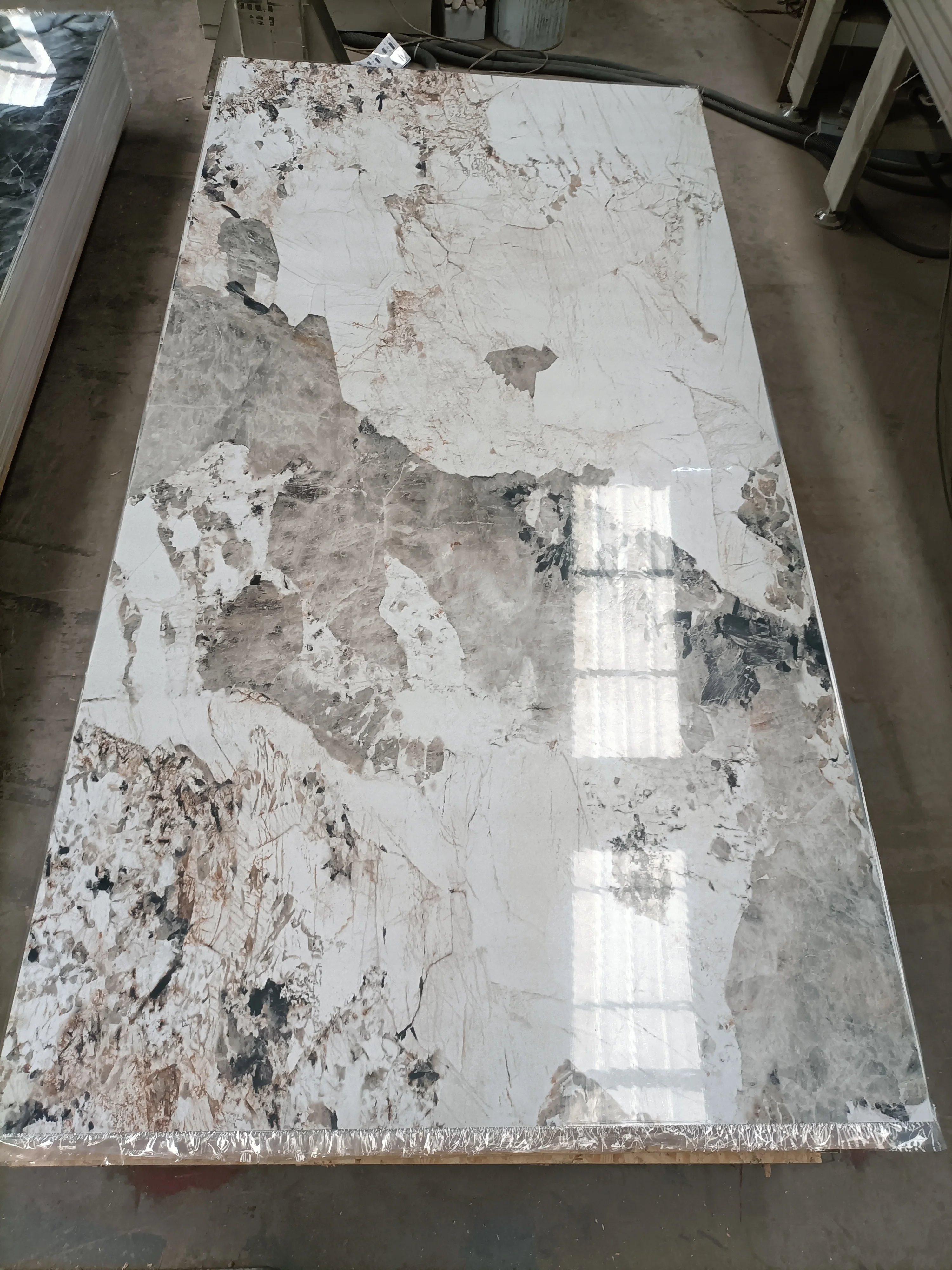 Interior Waterproof Pvc Marble Panel Board Kitchen Tiles Uv Mable Sheet 3D Printing Pattern Board
